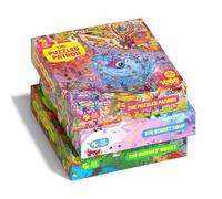 The Magic Puzzle Company - Juego de 3 rompecabezas • Serie tres • The Secret Soup, The Puzzled Patron y The Gnomes' Homes • Rompecabezas de 1000 piezas