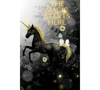 The Magic Stars Here: Unicorn Grid Notebook, Softcover, School Supplies for Girls and Kids, Creative Writing Journal for Students and Teachers