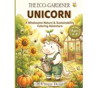 The Magical Eco-Gardener Unicorn Coloring Book: A Wholesome Nature & Sustainability Adventure for Kids Ages 4-8 | 50+ Large, Easy-to-Color ... on Gardening, Earth Care, and Creative Fun
