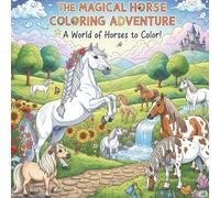 The Magical Horse Coloring Adventure. A world of horses to color.: 50 Beautiful Horse Breeds Including Arabians, Friesians, and Clydesdales - Magical Coloring Pages for Ages 8+