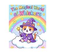 The Magical World of Whiskers: Cute Fantasy Cat Coloring Book for Kids Ages 4-8 | Magical Adventures, Rainbow Fun, Wizards, Unicorns & Adorable Kawaii Cats