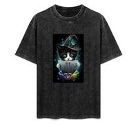 The Magician April Fool Day Mens T-Shirt Unisex Black Top tee S