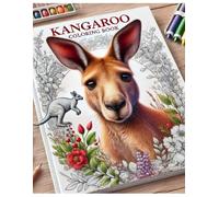 The Majestic World of Kangaroos: A Coloring Journey: 30 Charming Kangaroo Designs for Relaxation and Creativity