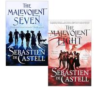 The Malevolent Seven Series 2 Books Collection Set By Sebastien de Castell (The Malevolent Seven & The Malevolent Eight)