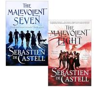 The Malevolent Seven Series Collection 2 Books Set By Sebastien de Castell (The Malevolent Seven & The Malevolent Eight)