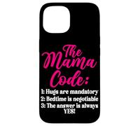 The Mama Code Funny Motherhood Mom Life Parent Mommy Carcasa para iPhone 15