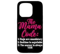 The Mama Code Funny Motherhood Mom Life Parent Mommy Carcasa para iPhone 15 Pro