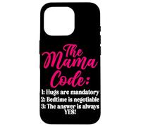 The Mama Code Funny Motherhood Mom Life Parent Mommy Carcasa para iPhone 16 Pro