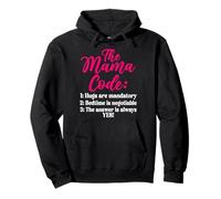 The Mama Code Funny Motherhood Mom Life Parent Mommy Sudadera con Capucha
