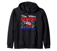The Man Behind The Firecracker Happy 4th of July Men Sudadera con Capucha