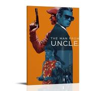 The Man from U.N.C.L.E.Art - Pintura decorativa impermeable y resistente a las manchas, sala de estar, estudio, cafetería, pintura de pared, instalación gratuita, fácil de limpiar, opción de regalo