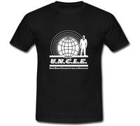 The Man from U N C L E United Network Command For Law and Enforcement Unisex 100% Cotton T-Shirts Black XXL