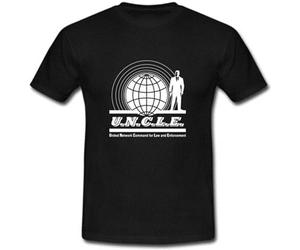 The Man from U N C L E United Network Command For Law and Enforcement Unisex 100% Cotton T-Shirts Black S
