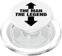 The Man The Legend Funny Adult Humor Quotes Style Sayings PopSockets PopGrip para MagSafe