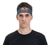 The Man The Myth Ping-Pong Legend Diadema para hombres y mujeres, banda deportiva para viajes, yoga, fitness, ciclismo, baloncesto, fútbol, ejercicio, diademas que absorben la humedad
