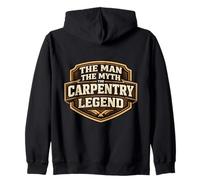 The Man The Myth The Carpentry Legend Funny Carpenter Joke Sudadera con Capucha