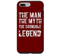 The Man The Myth The Cornhole Legend - Campeón de Lanzamiento de puf Carcasa para iPhone 7 Plus/8 Plus