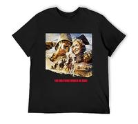 The Man Who Would Be King 1975 Movie 100% Cotton Men's T Shirt Black S