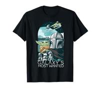 The Mandalorian and Grogu Galaxy's Most Wanted Portrait Camiseta