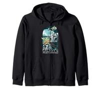 The Mandalorian and Grogu Galaxy's Most Wanted Portrait Sudadera con Capucha