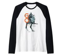 The Mandalorian and Grogu Let's Go Duo On AT-RT Walker Camiseta Manga Raglan