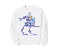 The Mandalorian and Grogu Mando & The Child On AT-RT Walker Sudadera