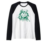 The Mandalorian and Grogu Snack Time Always Hungry Stenciled Camiseta Manga Raglan