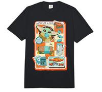 The Mandalorian and Grogu Snack Time! Eating and Smiling Comfort Colors Adult Heavyweight T-Shirt