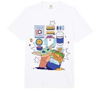 The Mandalorian and Grogu The Child Surrounded by Snacks Comfort Colors Adult Heavyweight T-Shirt
