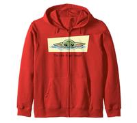 The Mandalorian and Grogu Too Cute To Get Caught Drawn Grogu Sudadera con Capucha