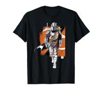 The Mandalorian and Grogu Watercolor Portrait Painting Camiseta