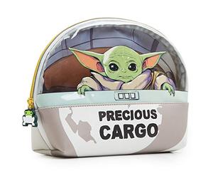 The Mandalorian Baby Yoda - Neceser de baño para bebé, diseño de Geek Star Wars, Color Gris, Talla única, Gris, Taille Unique