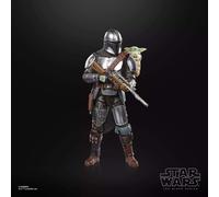 Star Wars The Black Series The Mandalorian y Grogu, Figura de acción Coleccionable de Lujo de 15 cm de The Mandalorian y Grogu de Regalo