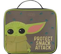 The Mandalorian - Lonchera térmica para niños con asa, producto oficial de Polar Gear, poliéster 600D, rectangular, reutilizable, térmica, para escuela, guardería, aperitivos, picnic