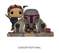 Funko pop moment star wars the mandalorian boba fett & fennec shand 58391