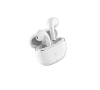 Auriculares BigBen FPYTWSBOUTON inalámbricos Bluetooth para llamadas y música, control táctil, resistentes a salpicaduras, blancos