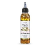 The Mane Attraction Aceite de crecimiento del cabello extra fuerte a base de hierbas de romero y fenogreco con aceite de ricino para todo tipo de cabello, dorado
