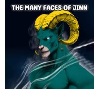 The Many Faces of Jinn: 25 Fantasy Coloring Pages of Mystical Jinn, Spirits & Beasts