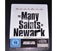 The Many Saints Of Newark 4K HD Blu Ray + Blu Ray Steelbook Limitado Nuevo Y OVP