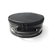 THE MASONIC COLLECTION Funda de transporte suave para sombrero en color negro, piel sintética, resistente al polvo y al agua, con asa de transporte, un accesorio de regalo para hombres francmasones,