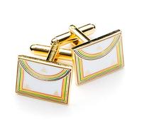 THE MASONIC COLLECTION Gemelos de delantal Royal Ark Mariner PCN-WCN, chapados en oro, vienen con caja de gemelos/bolsa de terciopelo, regalo ideal para hombres, talla única, Latón, No es una piedra