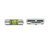 The Masonic Exchange - Juego de Gemelos de Plata con Nivel Verde, 2,5 cm de Ancho