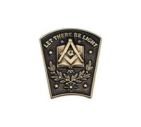 The Masonic Exchange Masónico 'Let There be luz de 1 "Pin de Solapa