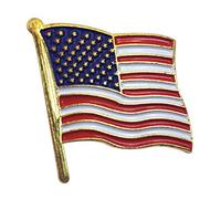 The Masonic Exchange Pin de Solapa con la Bandera Estadounidense 2,5 cm de Alto