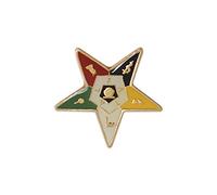 The Masonic Exchange Pin de Solapa con la Orden masónica de la Estrella Oriental 2,5 cm de Alto