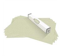 The Master Herbalist Colección de revestimientos para cajones y estantes GINGHAM Design, fáciles de limpiar. Perfectos para cajones, estantes, alacenas y gabinetes de cocina. (Verde salvia)