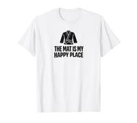 The Mat is my Happy Place Lucha contra el Suelo No-Gi Dojo Camiseta