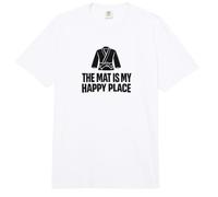 The Mat is my Happy Place Lucha contra el Suelo No-Gi Dojo Comfort Colors Adult Heavyweight T-Shirt