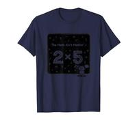 The Math Ain't Mathin' 2x5 Humor matemático Divertido Camiseta, Hombre, Azul Marino, 3XL