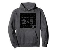 The Math Ain't Mathin' 2x5 Humor matemático Divertido Sudadera con Capucha, Unisex para Adultos, Jaspeado Oscuro, S